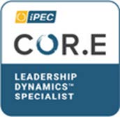 Energy Leadership Index Master Practictioner, COR.E Leadership Dynamics, COR.E Wellbeing Dynamics Specialist, iPEC - Certified Professional Coach, and EQ-i certified logos, showing Erin Taylor credentials.