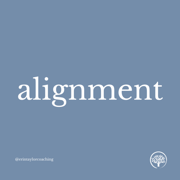 Graphic that reads: "Alignment"