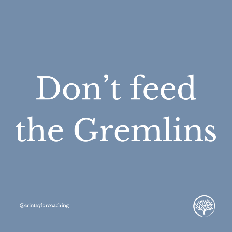 Graphic that reads: "Don't Feed the Gremlins"