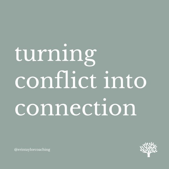 Turning Conflict Into Connection - blog cover image